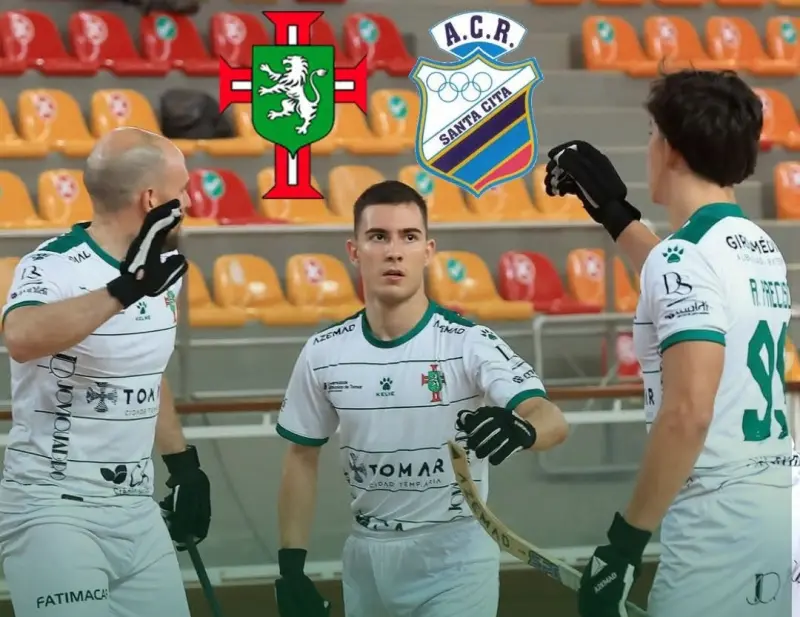 Imagem que acompanha a notícia «HÓQUEI EM PATINS - Sporting de Tomar imparável na pré-temporada! ‘Leões’ venceram Taça Regional depois de triunfo diante da ACR Santa Cita» (Rádio Hertz)