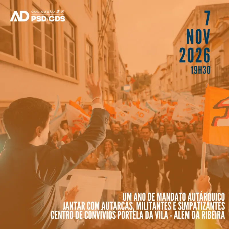 PSD de Tomar celebra primeiro ano de mandato após 12 anos afastado da liderança da Câmara