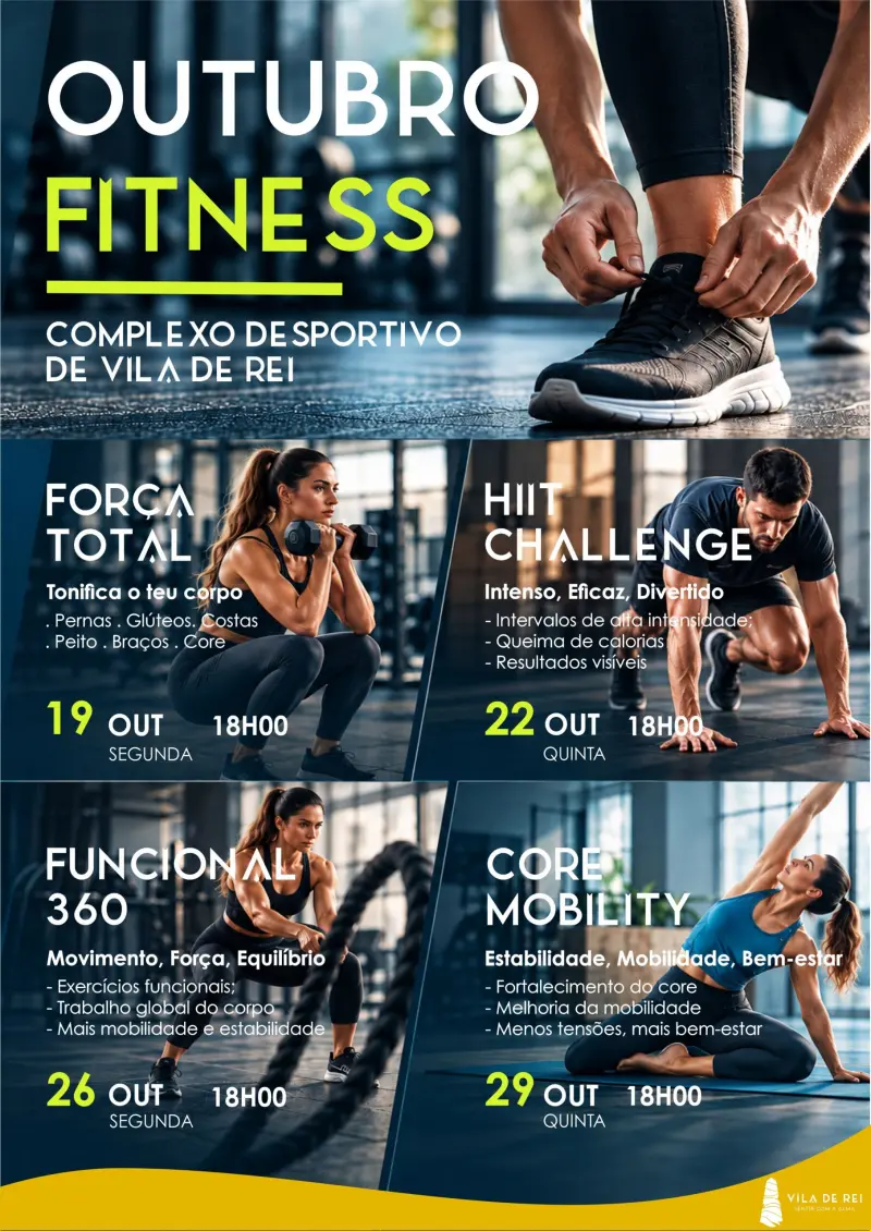 Imagem que acompanha a notícia «VILA DE REI - Complexo Desportivo promove sessões especiais de fitness durante este mês» (Rádio Hertz)