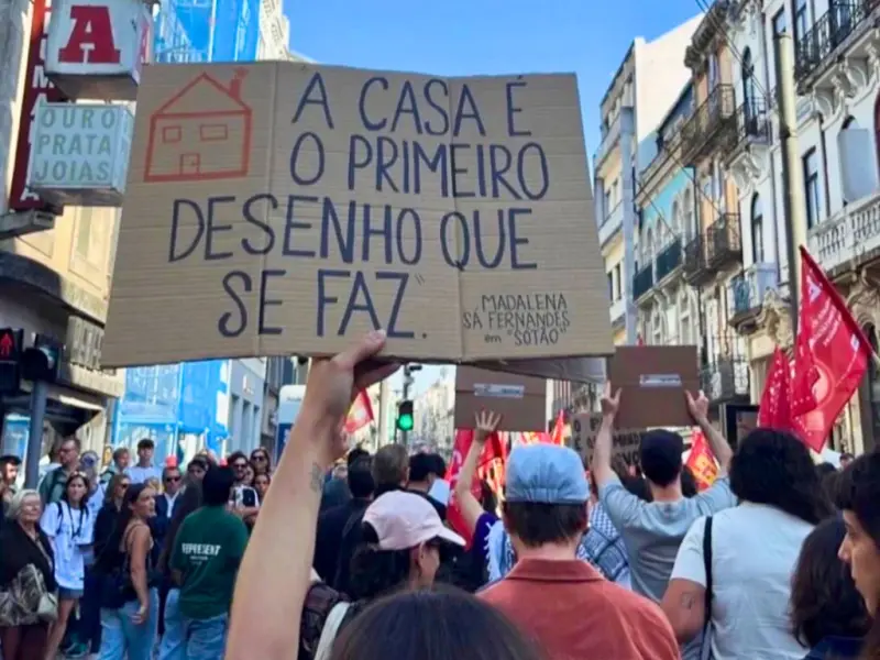 Imagem que acompanha a notícia «Torres Novas junta-se este sábado às manifestações pelo direito à habitação» (mediotejo.net)