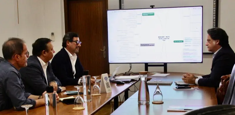 Imagem que acompanha a notícia «ATUALIDADE - NERSANT apresenta projetos estratégicos de internacionalização e captação de investimento à CCDR Lisboa e Vale do Tejo» (Rádio Hertz)