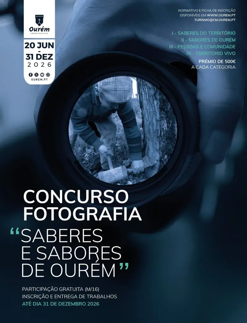 Imagem que acompanha a notícia «OURÉM - Concurso de Fotografia “Saberes e Sabores de Ourém” com inscrições em curso» (Rádio Hertz)