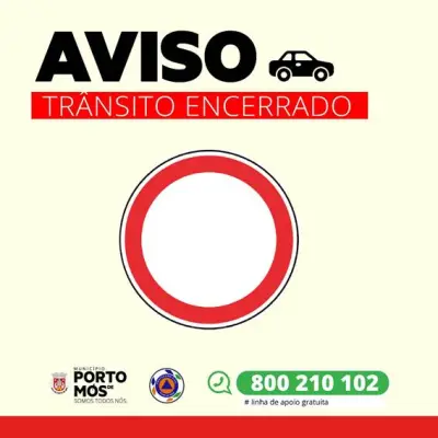 Imagem que acompanha a notícia «PORTO DE MÓS - Estrada Nacional 362 encerrada ao trânsito» (Rádio Hertz)