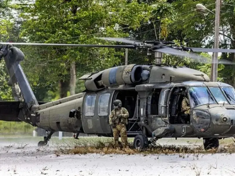 Imagem que acompanha a notícia «Exército acelera preparação de Tancos para chegada dos helicópteros Black Hawk» (mediotejo.net)