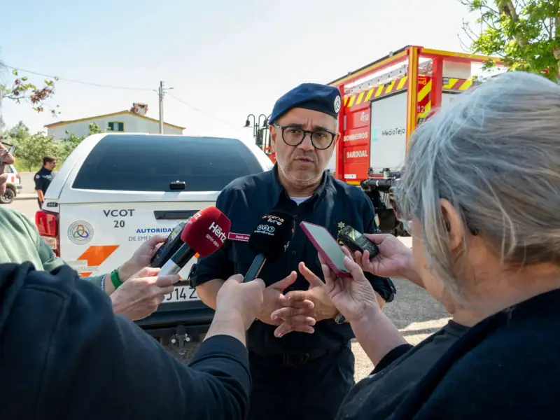 Imagem que acompanha a notícia «Proteção Civil destaca eficácia de 99,6% no ataque inicial a incêndios no Médio Tejo» (mediotejo.net)