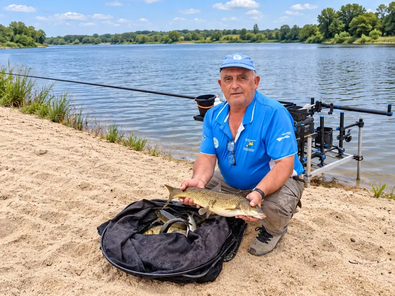 Imagem que acompanha a notícia «Fernando Alpalhão vence Regional Masters e reforça resultados da pesca do CRC Barreiras do Tejo» (mediotejo.net)