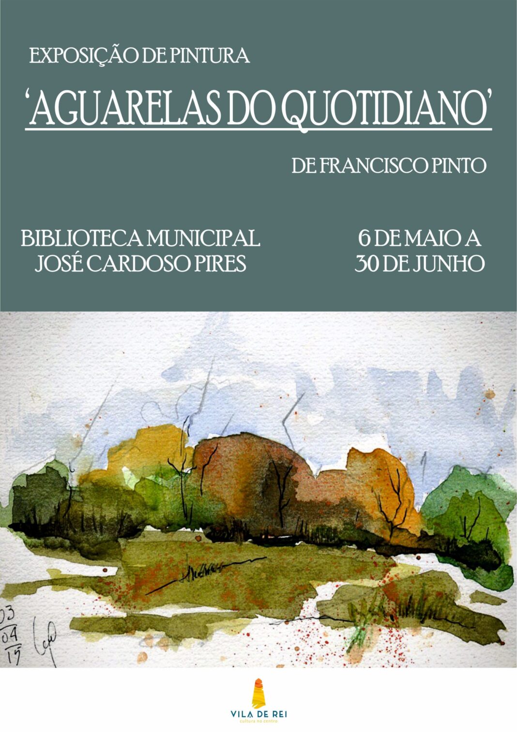 vila-de-rei-–-biblioteca-municipal-recebe-exposicao-de-pintura-‘aguarelas-do-quotidiano’